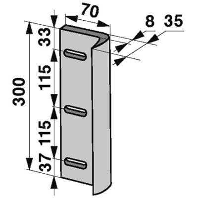 Kolbenmesser 1103.16.03.01 zu Welger – Messer für Ladewagen Ersatzteil
