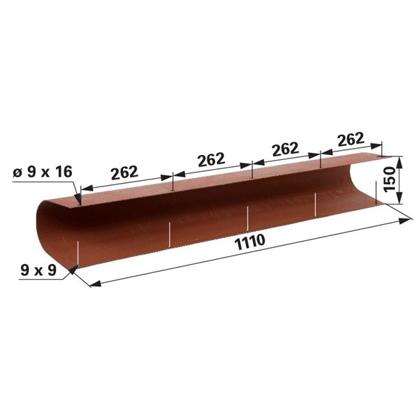 Wellenschutz mitte zu Welger 6127650401 – Landtechnik Ersatzteil