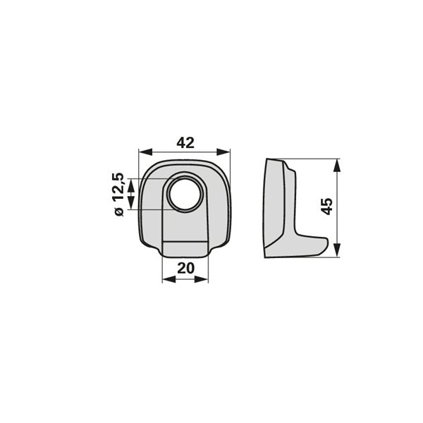 Zinkenhalter V08673 zu Vogel & Noot