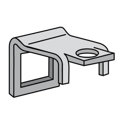 Zinkenhalter 25x8mm für Rahmen 40x10mm – edit Ersatzteil