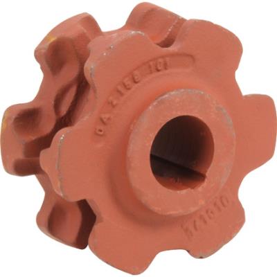 Kettennuss offen - 9,5 x 27 mm - AD 121 x ID 35 mm - zu Strautmann – Kettenräder für Ladewagen Ersatzteil