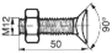 Planetenschraube  M 12x48 – Schrauben Ersatzteil