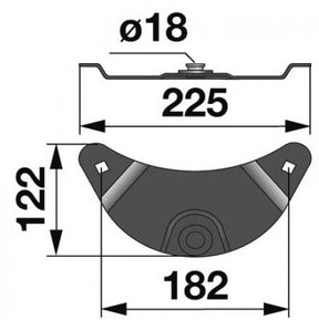 Messerhalter 145623.6 zu Krone Scheibenmäher – Halter für Scheibenmähwerk Ersatzteil
