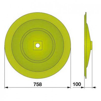 Gleitteller 904541.2 zu Claas Trommelmäher – Sonstiges für Trommelmähwerk Ersatzteil