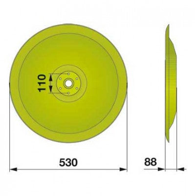 Gleitteller 949272.2 zu Claas Trommelmäher – Sonstiges für Trommelmähwerk Ersatzteil