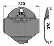 Gleitkufe links 1361586 zu Deutz-Fahr Scheibenmäher – Deutz Scheiben Ersatzteil