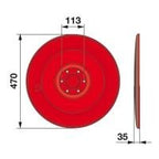 Gleitteller 014496 zu Niemeyer Trommelmäher – Sonstiges für Trommelmähwerk Ersatzteil