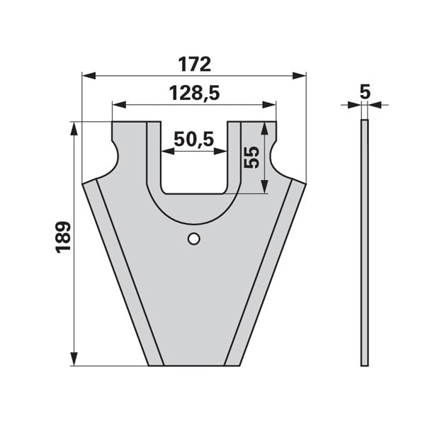 Ladewagenmesser 433999 laserbeschichtet zu Schuitemaker – Messer für Ladewagen Ersatzteil