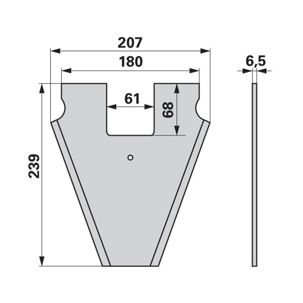 Ladewagenmesser 433125 zu Schuitemaker – Messer für Ladewagen Ersatzteil
