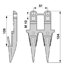 Aebi  Doppelfinger A 73 N – Landtechnik Ersatzteil