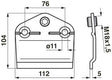 Busatis Messerhalter – Halter für Balkenmäher Ersatzteil