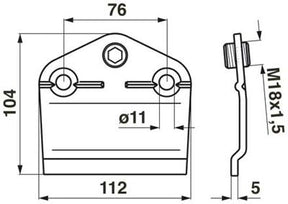 Busatis Messerhalter – Halter für Balkenmäher Ersatzteil
