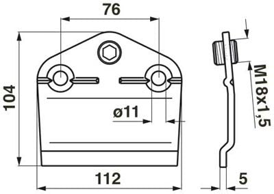 Busatis Messerhalter – Halter für Balkenmäher Ersatzteil