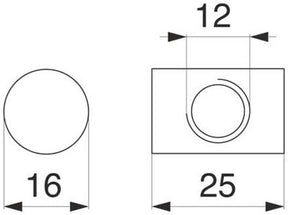 Universal  Zylindermutter M 12 x 1,5 – Sonstiges für Balkenmäher Ersatzteil