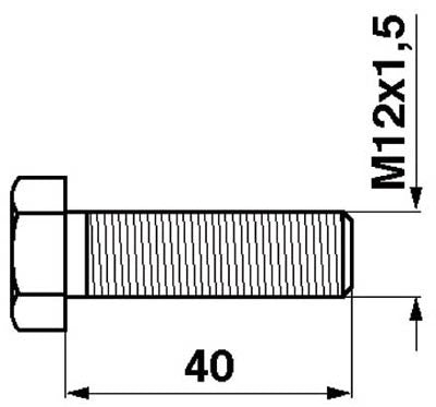 Universal  Fingerschraube - Variante 1 – Messer für Balkenmäher Ersatzteil