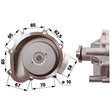 Wasserpumpe 04256853 mit Dichtung zu Same – Wasserpumpen Ersatzteil