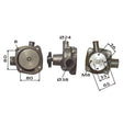 Wasserpumpe 299671A1 - 130100060703 zu Steyr – Landtechnik Ersatzteil