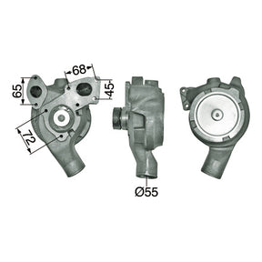 Wasserpumpe 1458506 mit Dichtung zu Massey Ferguson – Wasserpumpen Ersatzteil