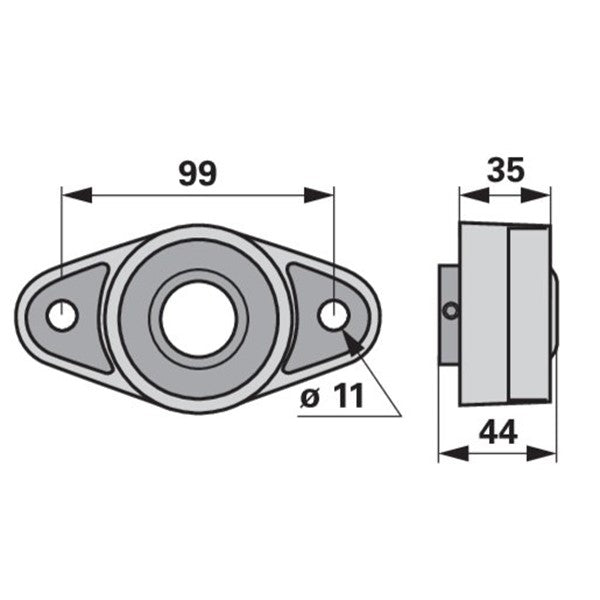 Lagereinheit 3199367 - Lochkreis 99 mm – Lager Ersatzteil