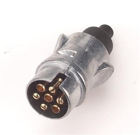Stecker 7-polig Metall im Skin-Pack – Elektrik Ersatzteil