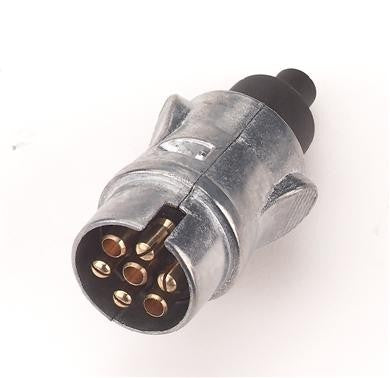 Stecker 7-polig Metall im Skin-Pack – Elektrik Ersatzteil