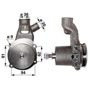 Wasserpumpe 4225108M91 zu Landini – Kühlpumpen Ersatzteil