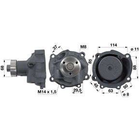 Wasserpumpe 98403015 mit Dichtung zu Ford – Wasserpumpen Ersatzteil