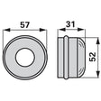 Abschlusskappe für Kugellager ID 25 mm – Kreiselheuer Ersatzteil