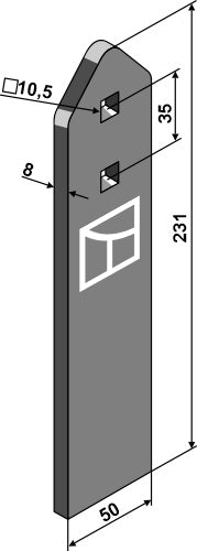 Abstreifer 231mm 00712418 zu Strom