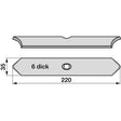 Normalschar 35x6x220mm zu Amazone – Schare Ersatzteil