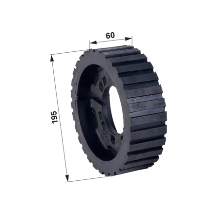 Antriebsrolle - Reibantrieb 076.04013 zu Grimme – Kartoffelroder Ersatzteil