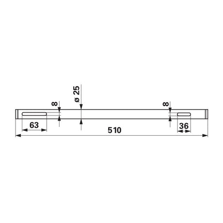 Antriebswelle 123415 - 496477 zu Fella – Trommelmähwerk Ersatzteil