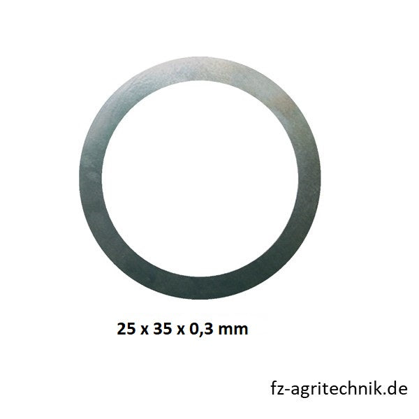 Ausgleichsscheibe - Passscheibe 25 x 35 x 0,3 mm zu Deutz-Fahr – Deutz Ersatzteile Ersatzteil