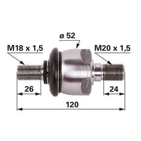 Axialgelenk 133700431005 zu Steyr – Landtechnik Ersatzteil