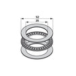 Axial-Nadellager 06215001 zu Deutz-Fahr – Deutz Ersatzteile Ersatzteil