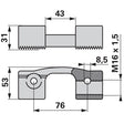 BCS Messerkopf komplett mit Einstellschraube 521.466650 – Landtechnik Ersatzteil