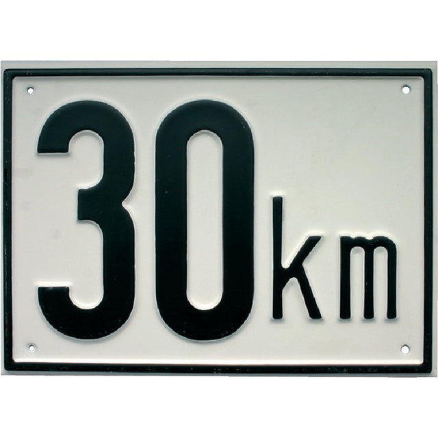 Beschränkungstafel - 200 x 145 mm - zu Deutz
