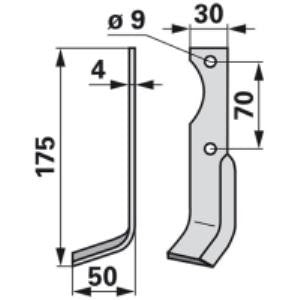 Winkelmesser links zu Agria NH17548
