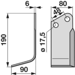 Winkelmesser links zu Proland-Agromex 1500.62.001-1