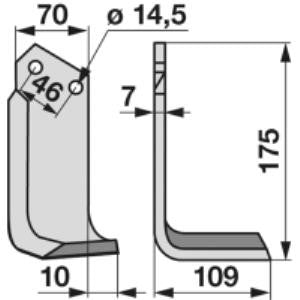 Winkelmesser rechts zu Sovema 900111009