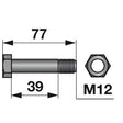 Mühle - Bolzen zu Ley Rheingold – Mühle Ersatzteil