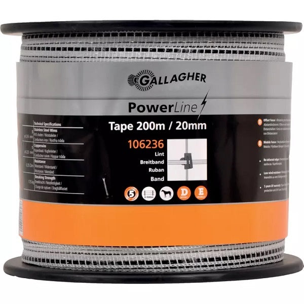 Breitband 20 mm - PowerLine - Gallagher 106236 – Sonstiges für Traktor Ersatzteil