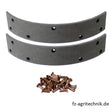 Bremsbelagsatz 188 x 30 x 4 mm - 7-Loch Handbremse Hanomag – Bremsbeläge für Traktor Ersatzteil
