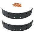 Bremsbelagsatz 03392132 - 50 x 6 x 327 mm - zu Deutz - 2 Stück – Deutz Ersatzteile Ersatzteil