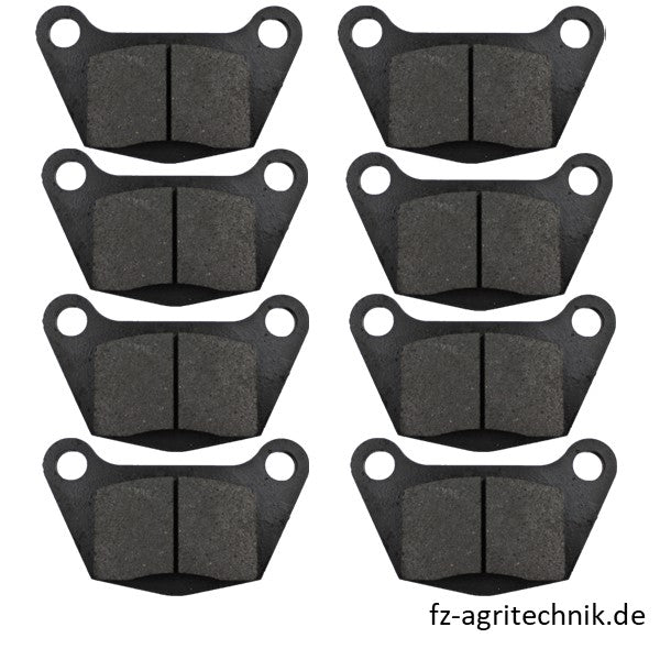 Bremsklotzsatz Bremsklötze 04379591 Deutz 8 Stück eckig zweigeteilt – Deutz Ersatzteile Ersatzteil
