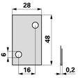 Bucher Einstellplatte 0,2 mm H102.200.490 – Sonstiges für Balkenmäher Ersatzteil