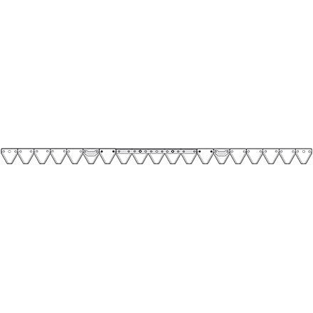 Bucher Mähmesser gezahnt 145 cm H150.174.022 – Klingen für Balkenmäher Ersatzteil