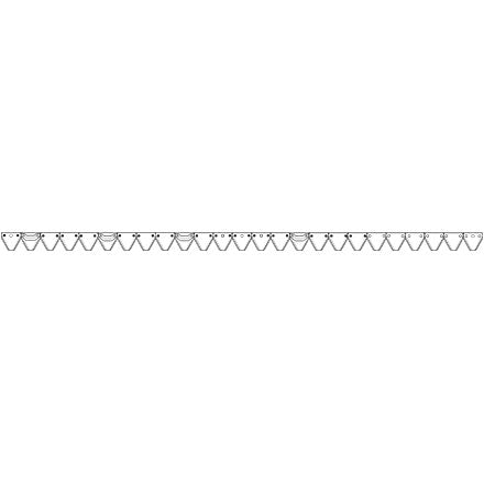 Bucher Mähmesser zu Typ M500+ M550, gezahnt, 190 cm H150.043.790 – Balkenmäher Ersatzteil