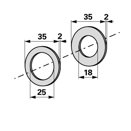 Bucher Scheibensatz ( 1 x vorne/ 1 x hinten) H102.200.080 – Sonstiges für Balkenmäher Ersatzteil