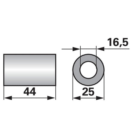 Buchse 1101018 zu Ferri Mulcher – Mulcher Ersatzteil